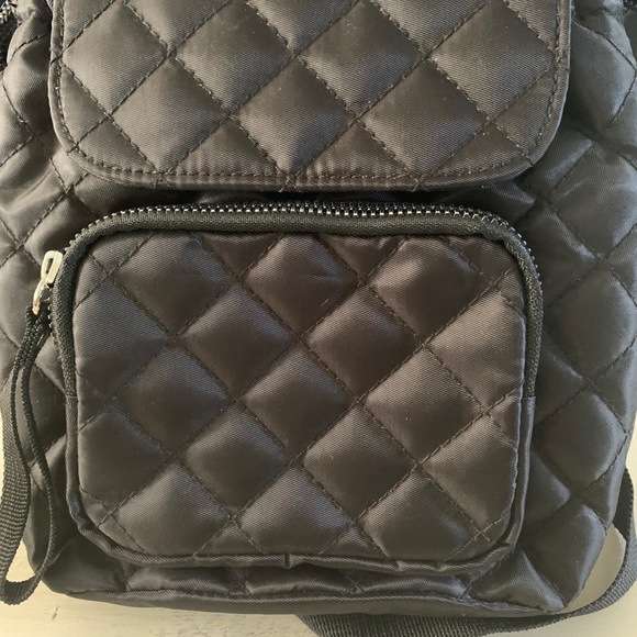 Bags Nwot Small Black Quilted Backpack Poshmark